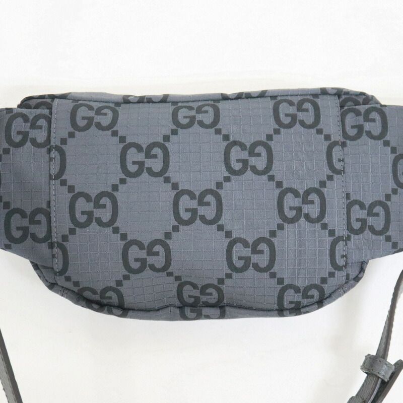 Gucci Large Belt Bag Dark Gray Black Dark X