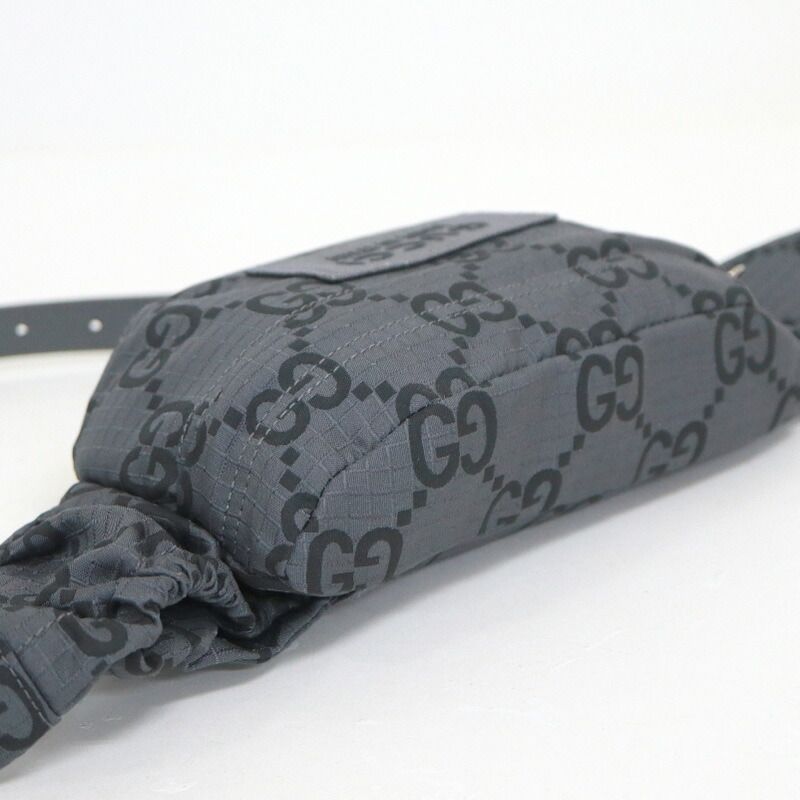 Gucci Large Belt Bag Dark Gray Black Dark X