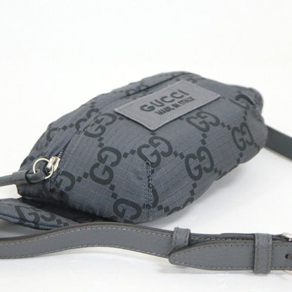 Gucci Large Belt Bag Dark Gray Black Dark X