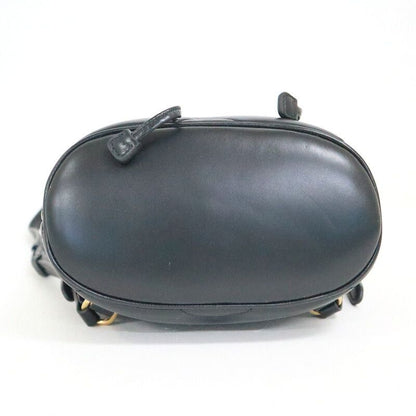 Gucci GG Marmont Backpack Black Gold Leather X