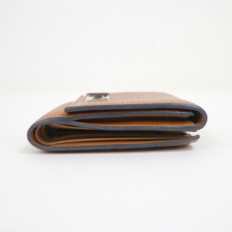 Fendi Peekaboo Wallet Beige Leather