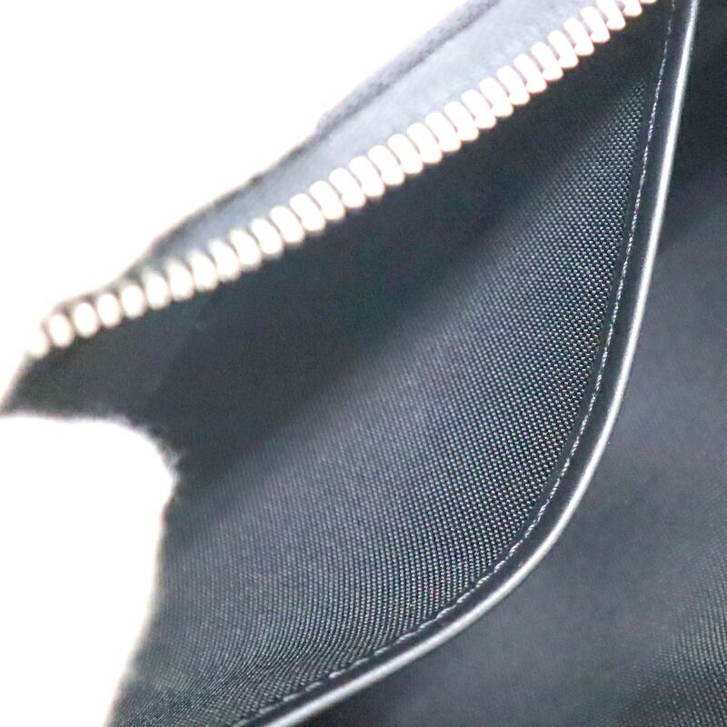 Celine Avabag Shoulder Bag Canvas Black Silver