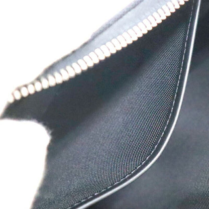 Celine Avabag Shoulder Bag Canvas Black Silver