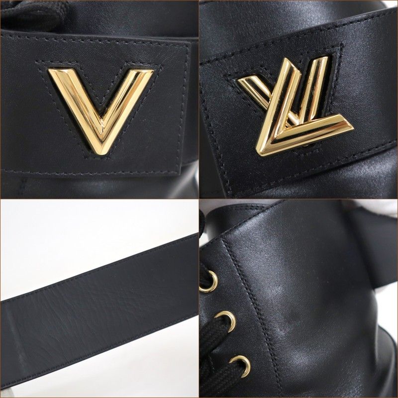 Louis Vuitton Boots Wonderland Leather Black