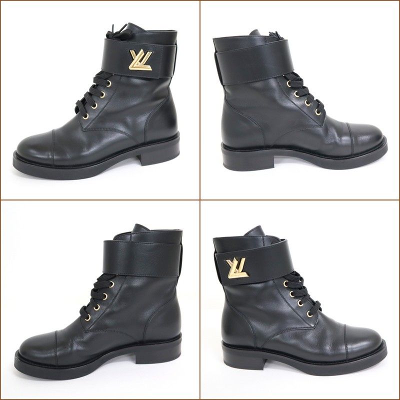 Louis Vuitton Boots Wonderland Leather Black