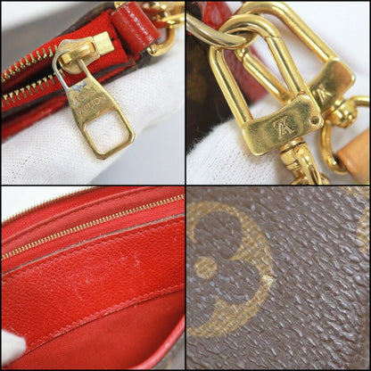 Louis Vuitton Pallas Clutch Shoulder Bag Monogram