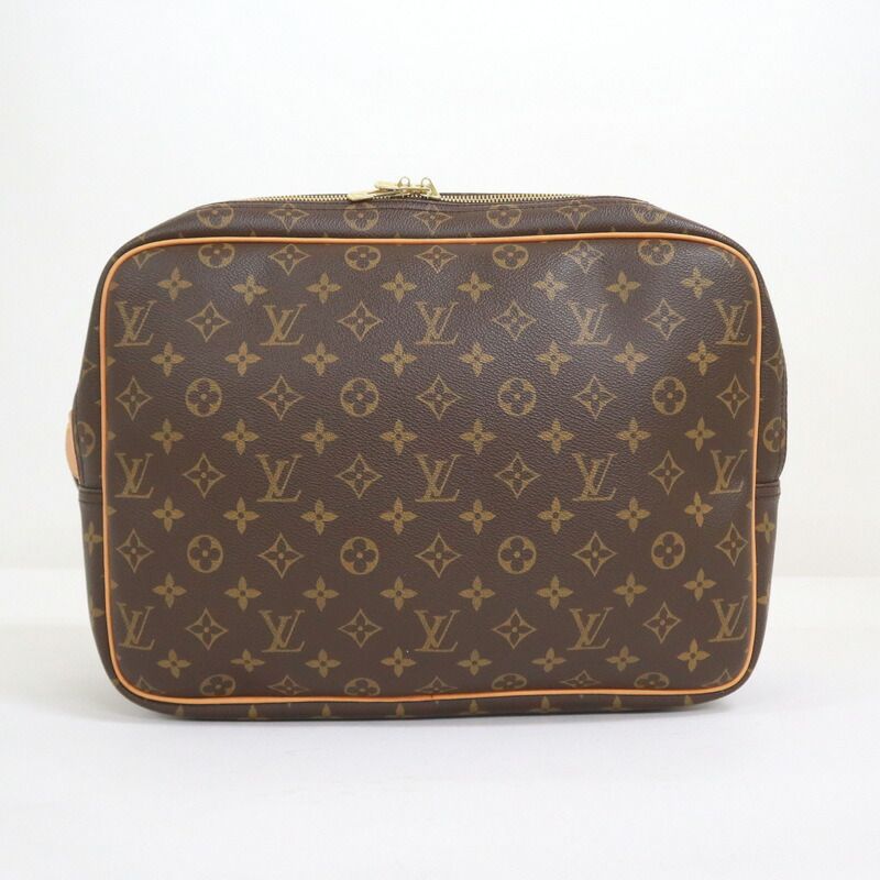 Louis Vuitton Reporter Shoulder Bag Monogram Brown