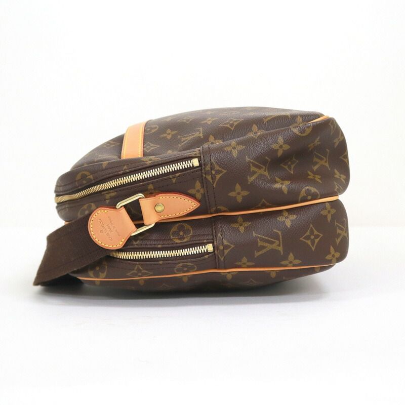 Louis Vuitton Reporter Shoulder Bag Monogram Brown