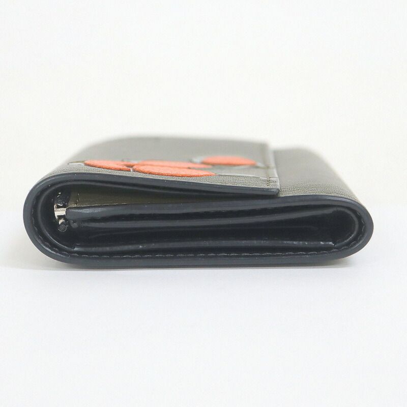 Loewe Small Vertical Wallet Balloon Khaki Leather