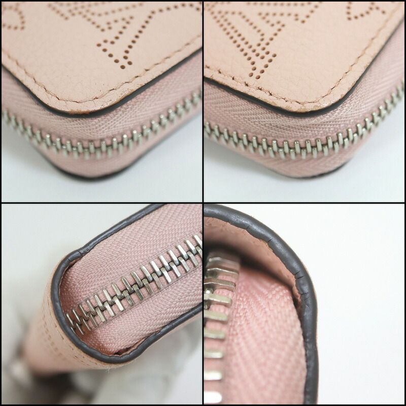 Louis Vuitton Zippy Wallet Zip Around Mahina Pink