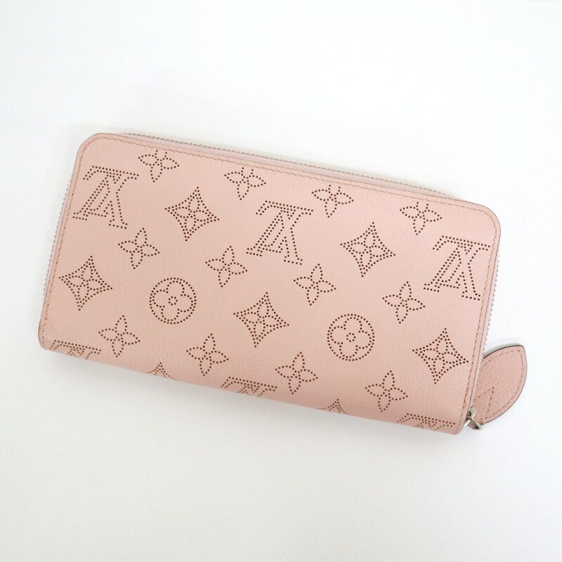 Louis Vuitton Zippy Wallet Zip Around Mahina Pink