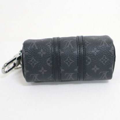 Louis Vuitton Porte Cles Mini Keepall Charm Monogram Eclipse Black Handbag