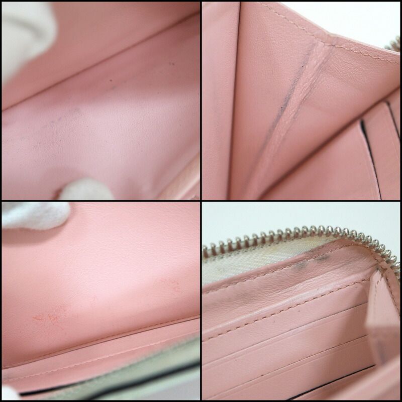 Louis Vuitton Wallet Mahina White Pink Gradient X