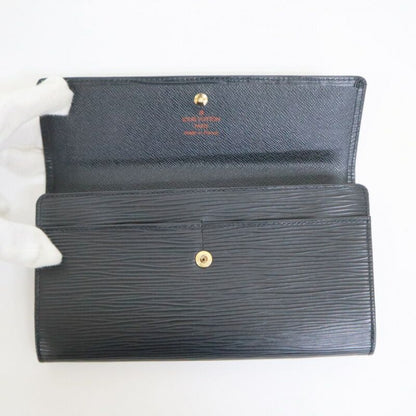 Louis Vuitton Pochette Porte Monnaie Cles Wallet Epi Noir Black :noir