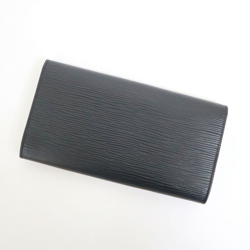 Louis Vuitton Pochette Porte Monnaie Cles Wallet Epi Noir Black :noir