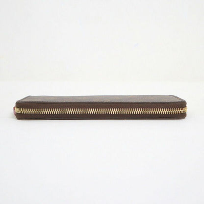 Louis Vuitton Portefeuille Clemence Zip Around Wallet Fuchsia Brown Fuchsia