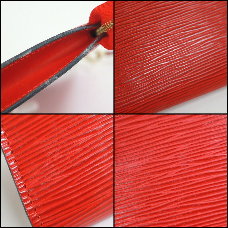 Louis Vuitton Pochetteccessories Epi Castilian Red Shoulder Bag : Castilian