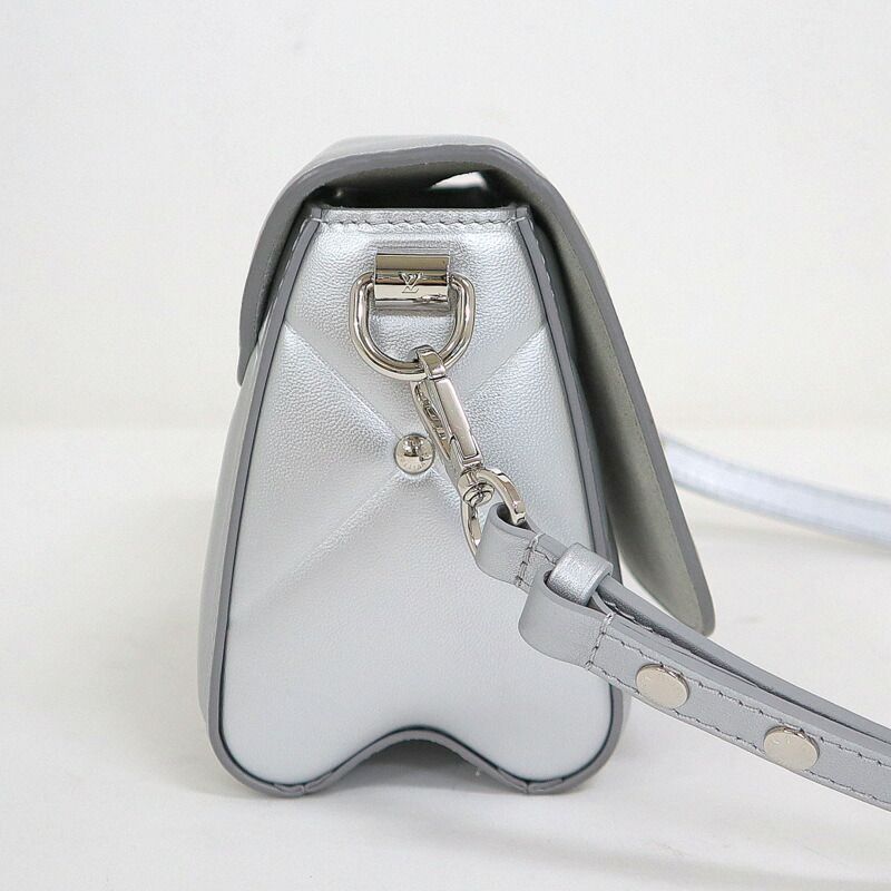 Louis Vuitton Twist PM Shoulder Bag LV Pillow Leather Silver Tag :silver