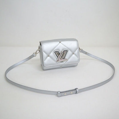 Louis Vuitton Twist PM Shoulder Bag LV Pillow Leather Silver Tag :silver