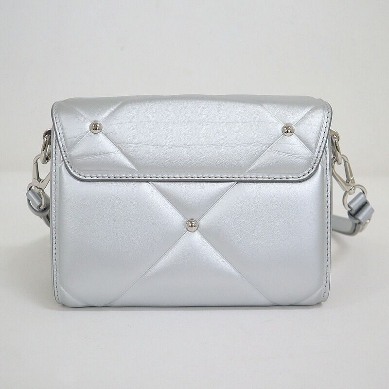 Louis Vuitton Twist PM Shoulder Bag LV Pillow Leather Silver Tag :silver