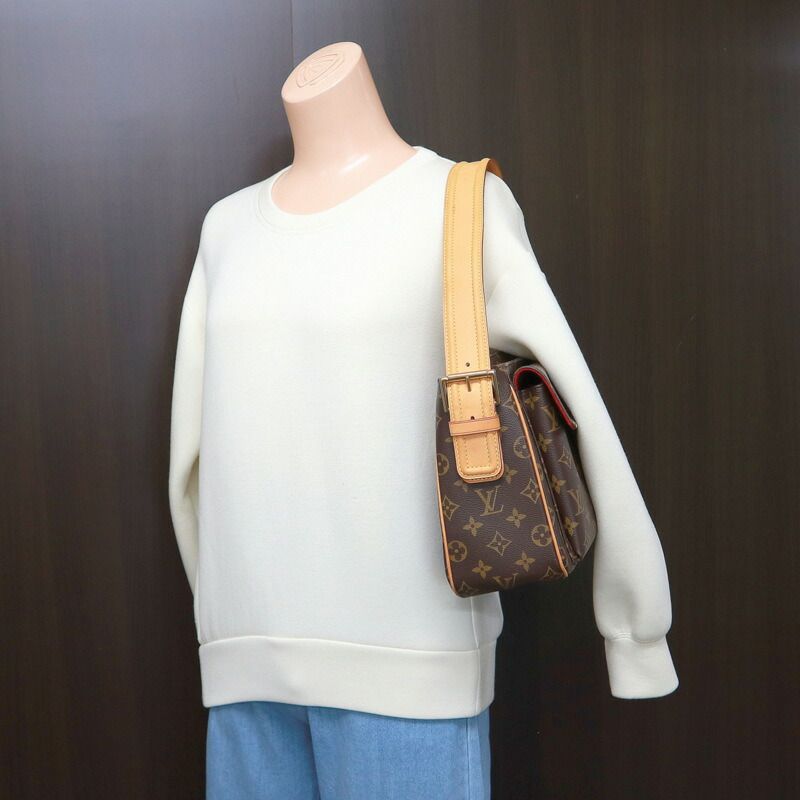 Louis Vuitton Shoulder Bag Viva-Cite GM Monogram Brown