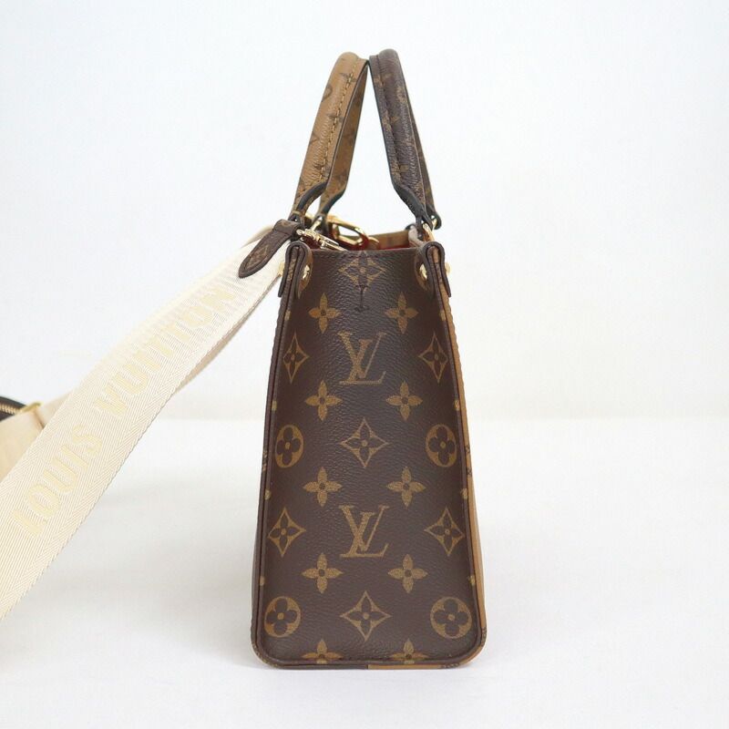 Louis Vuitton on the Go PM 2-Way Shoulder Bag Monogram Giant Reverse