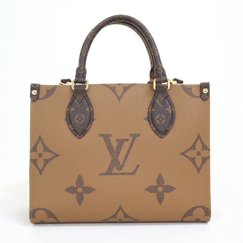 Louis Vuitton on the Go PM 2-Way Shoulder Bag Monogram Giant Reverse