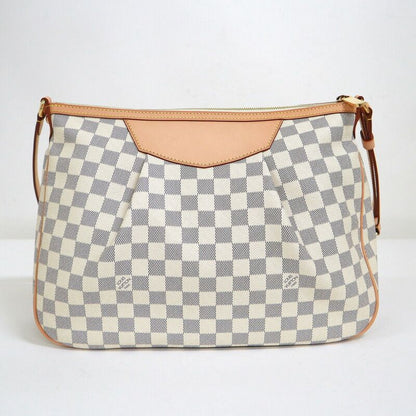 Louis Vuitton Syracuse MM Shoulder Bag Damier Azur :azur