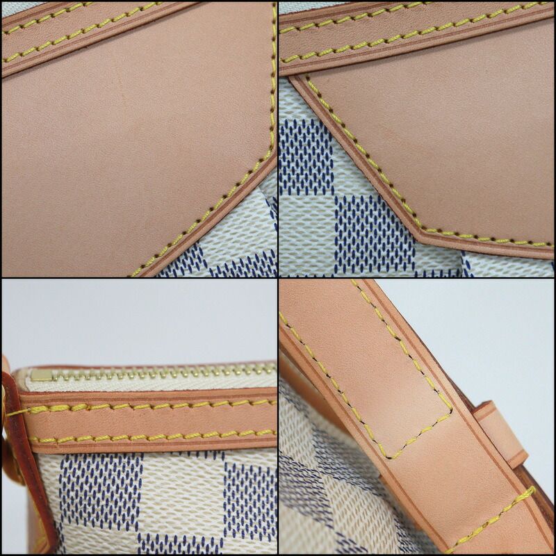Louis Vuitton Syracuse MM Shoulder Bag Damier Azur :azur