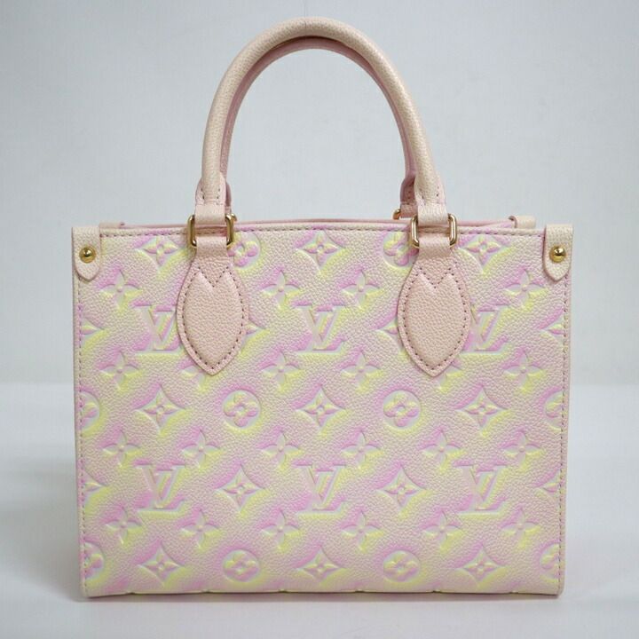 Louis Vuitton on the Go PM Monogram Empreinte Light Pink :light