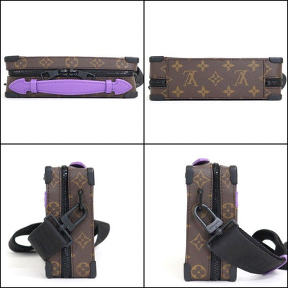 Louis Vuitton Handle Soft Trunk Monogram Macassar Brown Purple