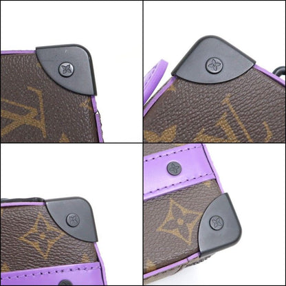 Louis Vuitton Handle Soft Trunk Monogram Macassar Brown Purple