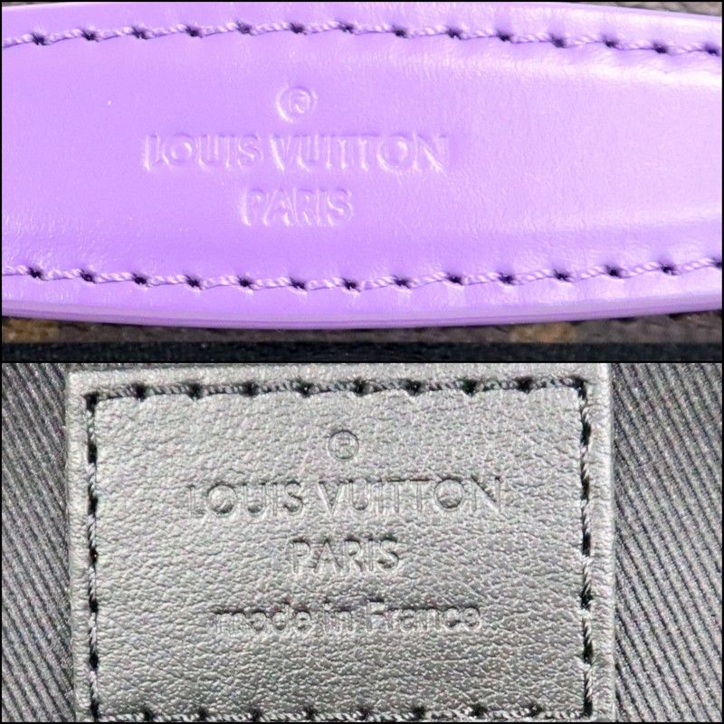 Louis Vuitton Handle Soft Trunk Monogram Macassar Brown Purple