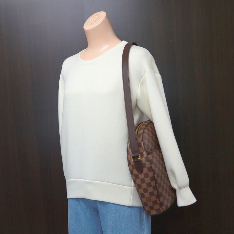 Louis Vuitton Ipanema GM Shoulder Bag Damier Ebene