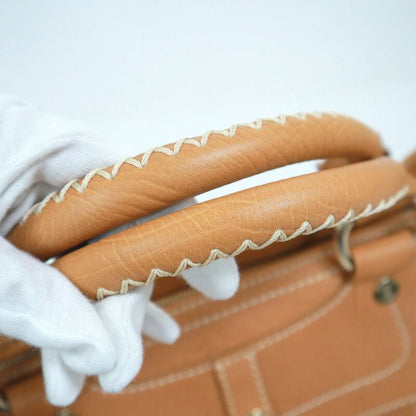 Celine Boogie Back Brown Leather