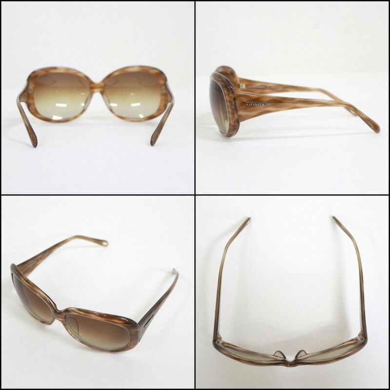 Tiffany & Co. Sunglasses Plastic Brown
