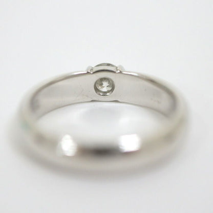 Tiffany & Co. Dots Solitaire Diamond Ring Platinum :platinum