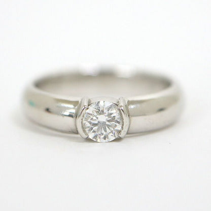 Tiffany & Co. Dots Solitaire Diamond Ring Platinum :platinum