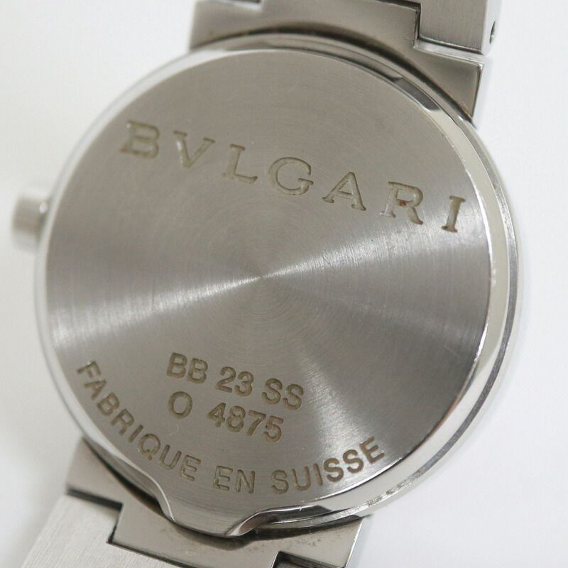 Bvlgari 23 SS Quartz Pink Dial Bracelet