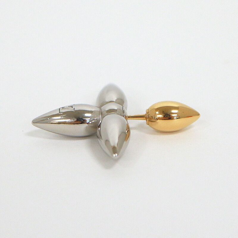 Louis Vuitton Earrings Brooke Dreille Silver Gold :silver