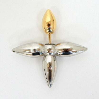 Louis Vuitton Earrings Brooke Dreille Silver Gold :silver