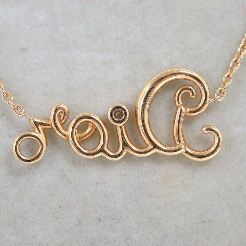 Dior Amule Necklace 750 Gold Diamond