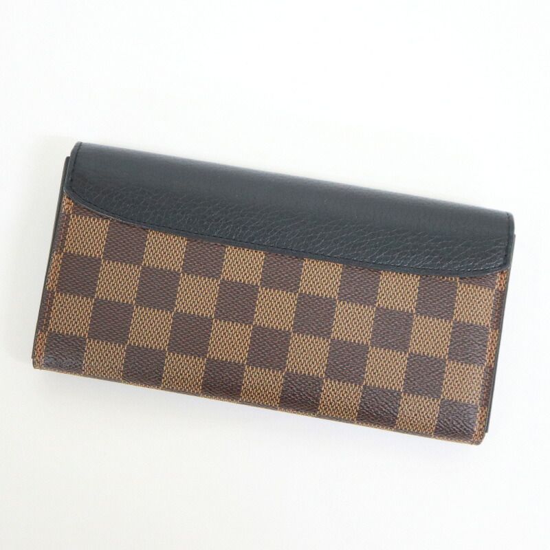 Louis Vuitton Portefeuille Normandy Brown Black Damier Coin Purse