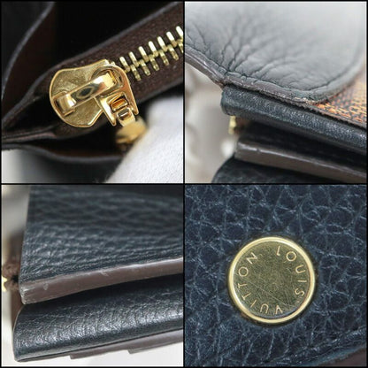 Louis Vuitton Portefeuille Normandy Brown Black Damier Coin Purse