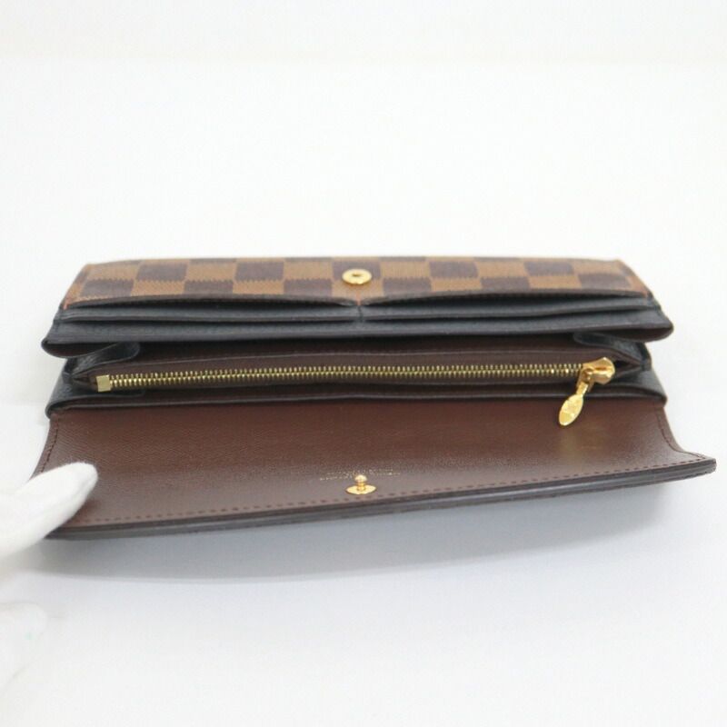 Louis Vuitton Portefeuille Normandy Brown Black Damier Coin Purse