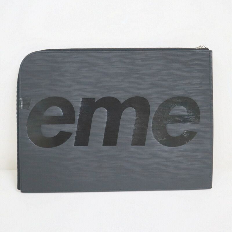 Louis Vuitton Supreme Pochette Jour GM Epi Noir Black :noir