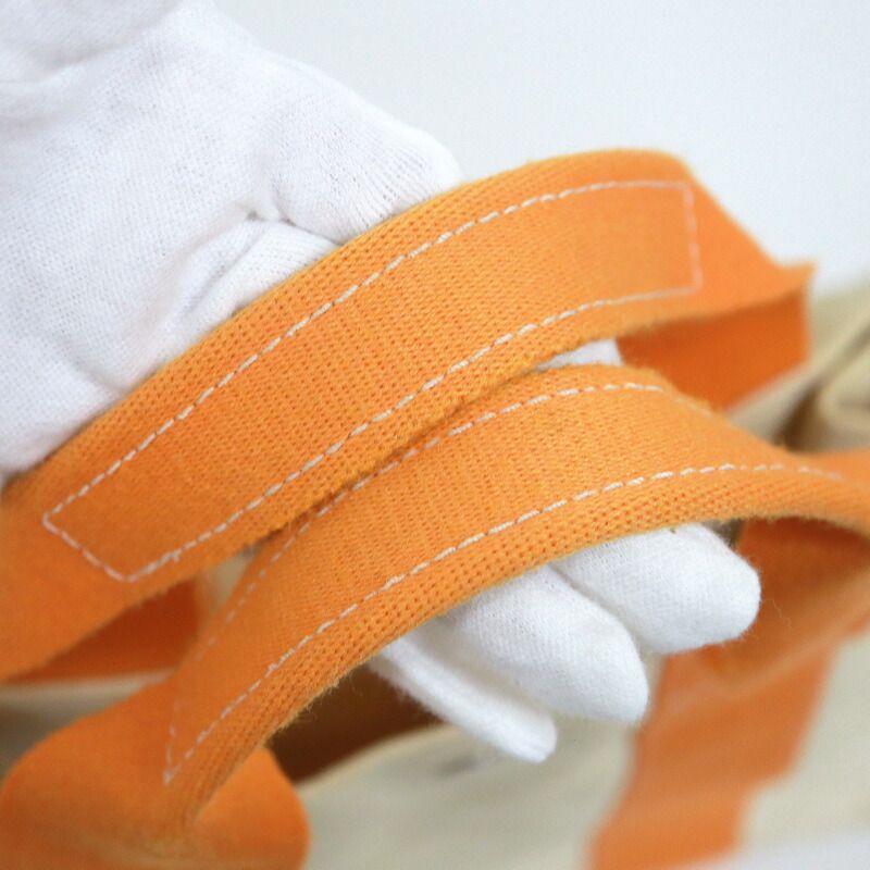 Hermes Bora PM White Orange Canvas Tote X