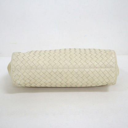 Bottega Veneta Clutch Intrecciato Cream Leather