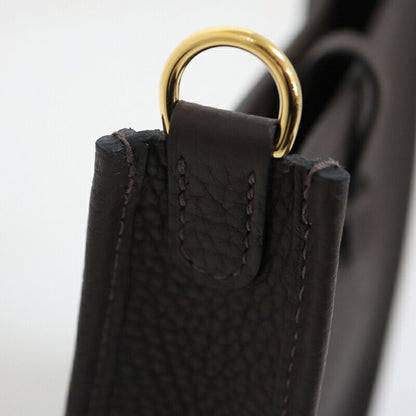 Hermes Evelyne 16 TPM Amazon Dark Brown Taurillon Clemence Handbag