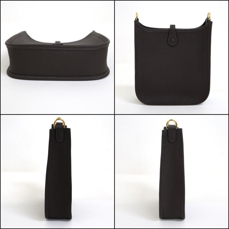 Hermes Evelyne 16 TPM Amazon Dark Brown Taurillon Clemence Handbag
